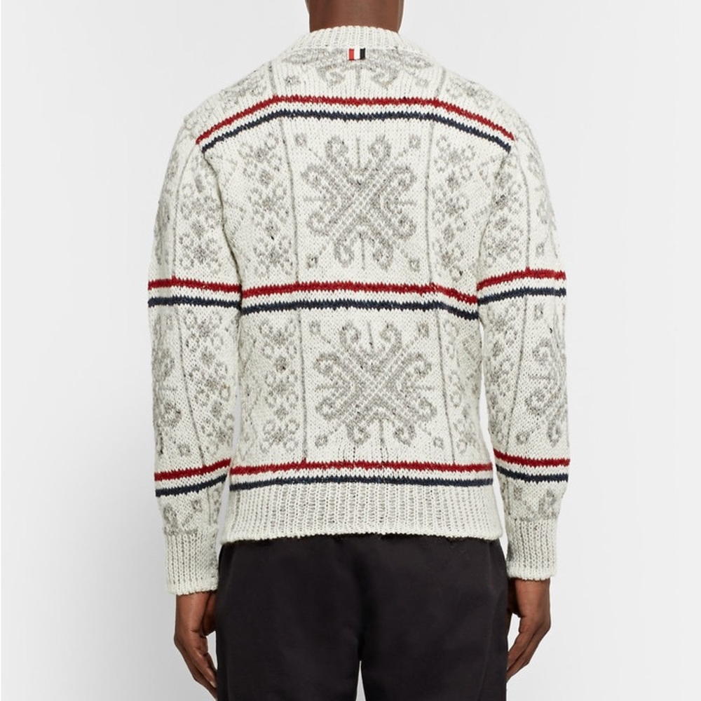 Thom Browne Wool Fair Isle Sweater, EUC, Men’s Size 0 (men’s XS/women’s S/M)